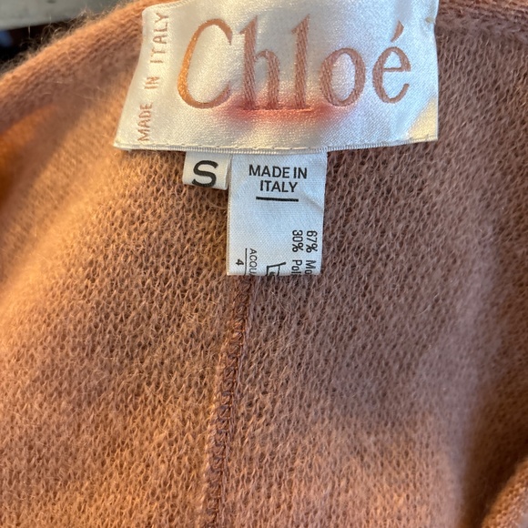 Chloe Pink Long Cardigan Sweater - Picture 6 of 6